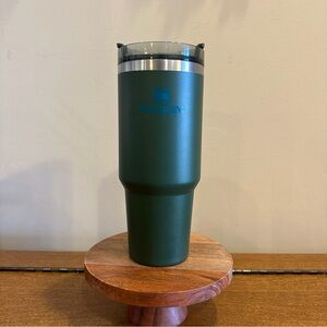 EUC Stanley Forest Green Insulated Tumbler